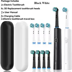 Escova de dentes elétrica rotativa para adulto - comprar online
