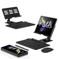 Case com teclado sem fio portátil com suporte para Samsung Galaxy Z fold 6, 5 pixel 9 pro - comprar online