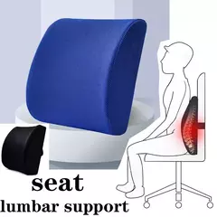 Almofada lombar para o assento do escritório, esponja da memória, recuperaçã
