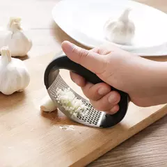 Amassador de alho inox em aço inoxidável, picador manual, ferramentas de corte - MAC PS