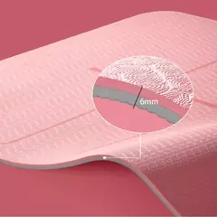 Tapete para ioga/ginástica profissional antiderrapante, para treinamento e fitness em casa - MAC PS