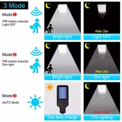 Lâmpada de LED ao ar-livre com sensor de movimento na internet