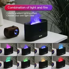 Umidificador de ar com difusor de aroma, solta névoa fria ultra-sônica colorida - comprar online