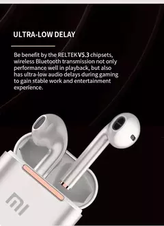 Imagem do Xiaomi j18 fone de ouvido sem fio bluetooth hifi microfone estéreo intra-auricular