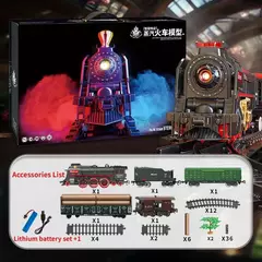 Imagem do Brinquedo Conjunto Trem Modelo a Vapor Retrô