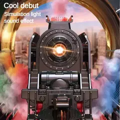 Brinquedo Conjunto Trem Modelo a Vapor Retrô