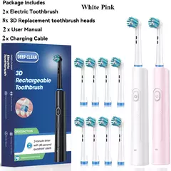 Imagem do Escova de dentes elétrica rotativa para adulto