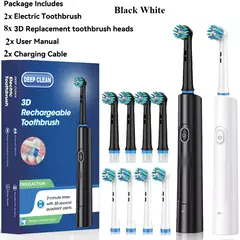 Escova de dentes elétrica rotativa para adulto - MAC PS