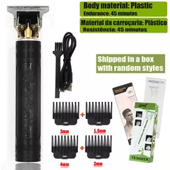 T9 barbeador e aparador de cabelo, elétrico sem fio, portátil - comprar online