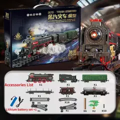 Brinquedo Conjunto Trem Modelo a Vapor Retrô - comprar online