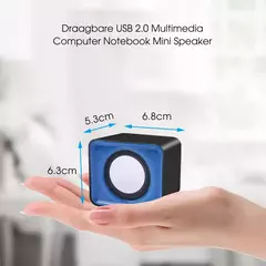 Alto-falante potente, mini caixa de som para computador, notebook portátil de vários modelos e tamanhos