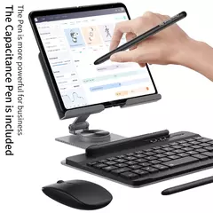 Case com teclado sem fio portátil com suporte para Samsung Galaxy Z fold 6, 5 pixel 9 pro