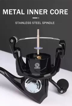 Carretilha Profissional Ultra Light Spinning Reel para Pesca em água doce e água salgada - MAC PS