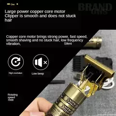 T9 barbeador e aparador de cabelo, elétrico sem fio, portátil - comprar online