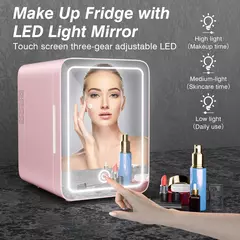 Caixa Refrigeradora para Maquiagem com espelho e iluminação de luz LED regulável - comprar online