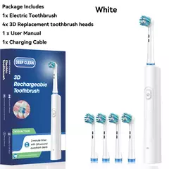 Escova de dentes elétrica rotativa para adulto - comprar online