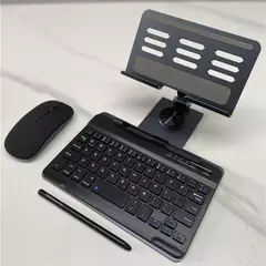 Case com teclado sem fio portátil com suporte para Samsung Galaxy Z fold 6, 5 pixel 9 pro - comprar online