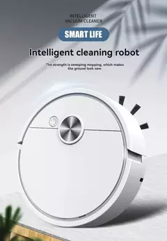 Robô inteligente de limpeza casa carregável