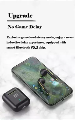 Xiaomi j18 fone de ouvido sem fio bluetooth hifi microfone estéreo intra-auricular - MAC PS