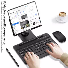 Case com teclado sem fio portátil com suporte para Samsung Galaxy Z fold 6, 5 pixel 9 pro - loja online