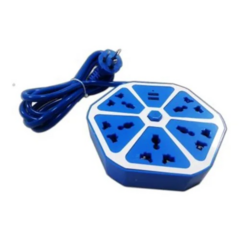 Zapatilla Hexagonal Enchufes 4 Toma Corriente 2 Usb Hub 220v - RIFTT