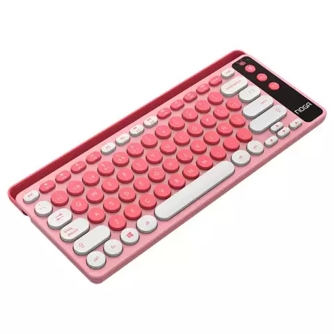 Teclado Inalambrico Noga NKB-Q30 Rosa