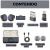 Micrófonos Corbateros Inalámbricos Para PC Celular Receptor USB-C Lightning Q8 - comprar online