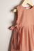 VESTIDO PÉTALA COR TELHA - comprar online