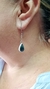 Aretes en Plata 9.50 Esmeraldas y Jade Nefrita - CANEK Cuarzos, Fosiles y Artesanias