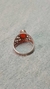 Anillo Opalo Rojo Plata - tienda en línea