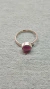 Anillo, Plata Zafiro Rosa