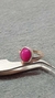 Anillo, Plata Zafiro Estrella Rosa - comprar en línea