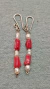 Aretes, Plata Coral Rojo Perla Del Rio en internet