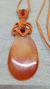 Collar, Ágata Naranja - comprar en línea