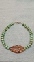 Pulsera, Hoja De Ambar Turquesa en internet