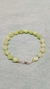 Pulsera, Jade Facetado Y Ámbar en internet