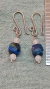 Aretes, Ágata Azúl Facetados - tienda en línea