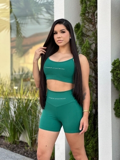 Shorts em Poliamida - Cós em V Modelador na internet