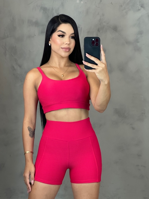 SHORTS CANELADO INVERTIDO - comprar online