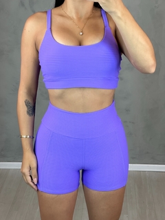 SHORTS CANELADO INVERTIDO - It’s Fit