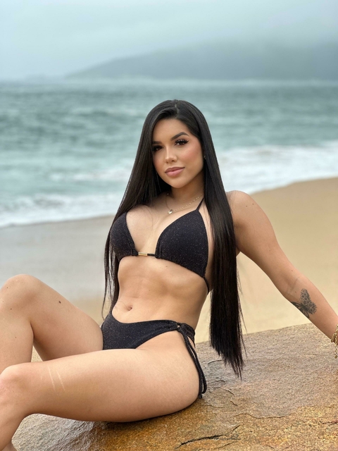 Biquíni cortininha lurex