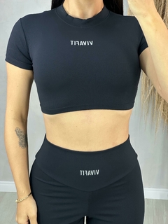 Cropped Canelado Manga - It’s Fit