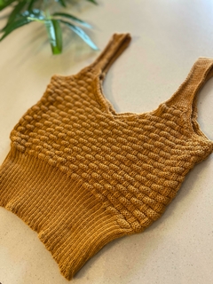 Cropped Tricot Estruturado - comprar online