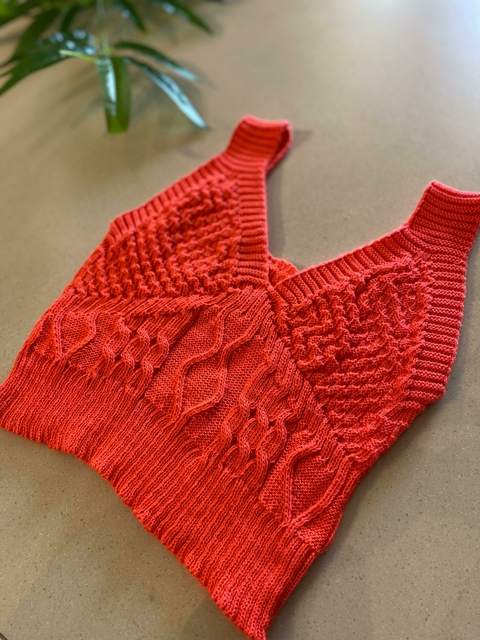 Cropped Tricot Estruturado