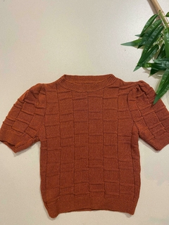 Blusa Tricot Manga Bufante - loja online