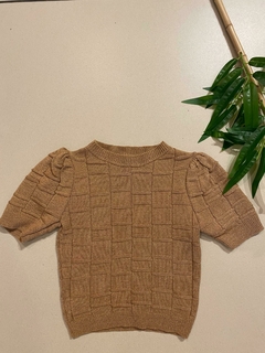 Blusa Tricot Manga Bufante na internet