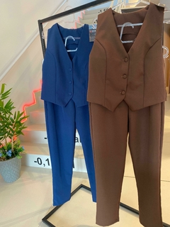 Conjunto Colete/Calça Alfaiataria
