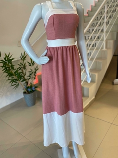 Vestido Longo Linho