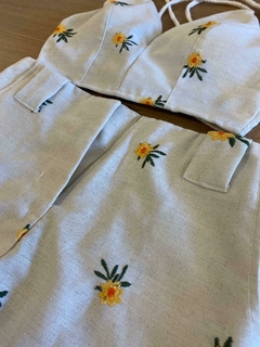 Conjunto Flor na internet