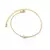 Pulseira Circular de Ouro com Joia – Brilho Sofisticado com Design